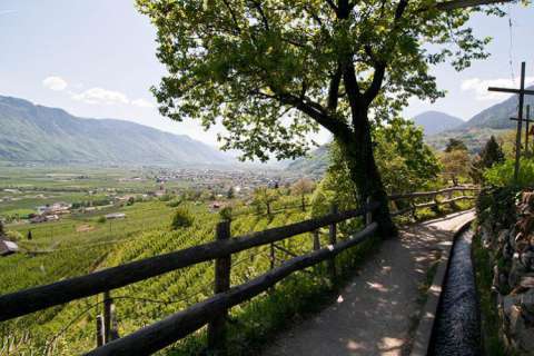 Marlinger Waalweg bei Meran