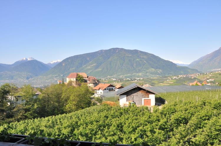 Aussicht vom Balkon Zirbe