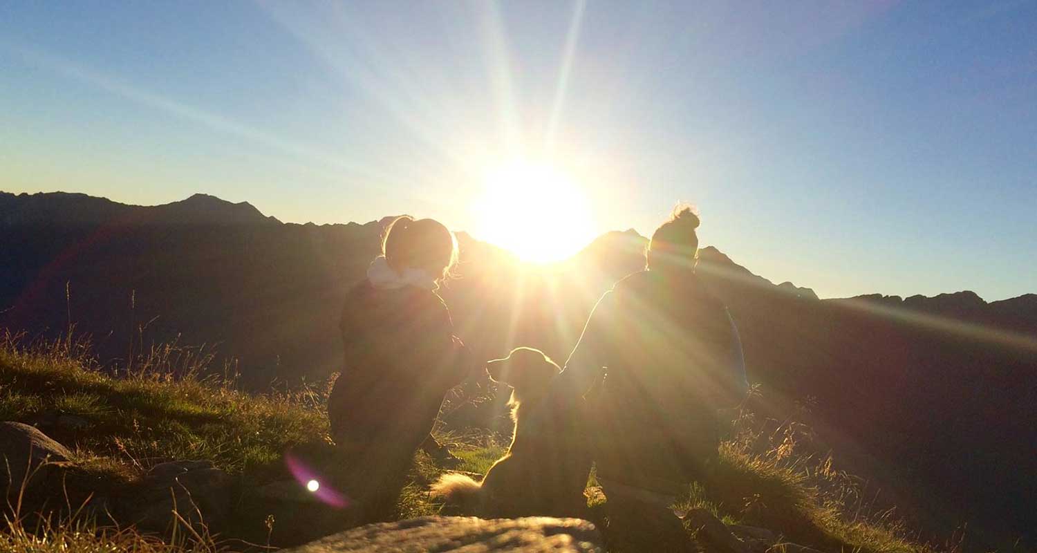 Bergpanorama Sonnenaufgang