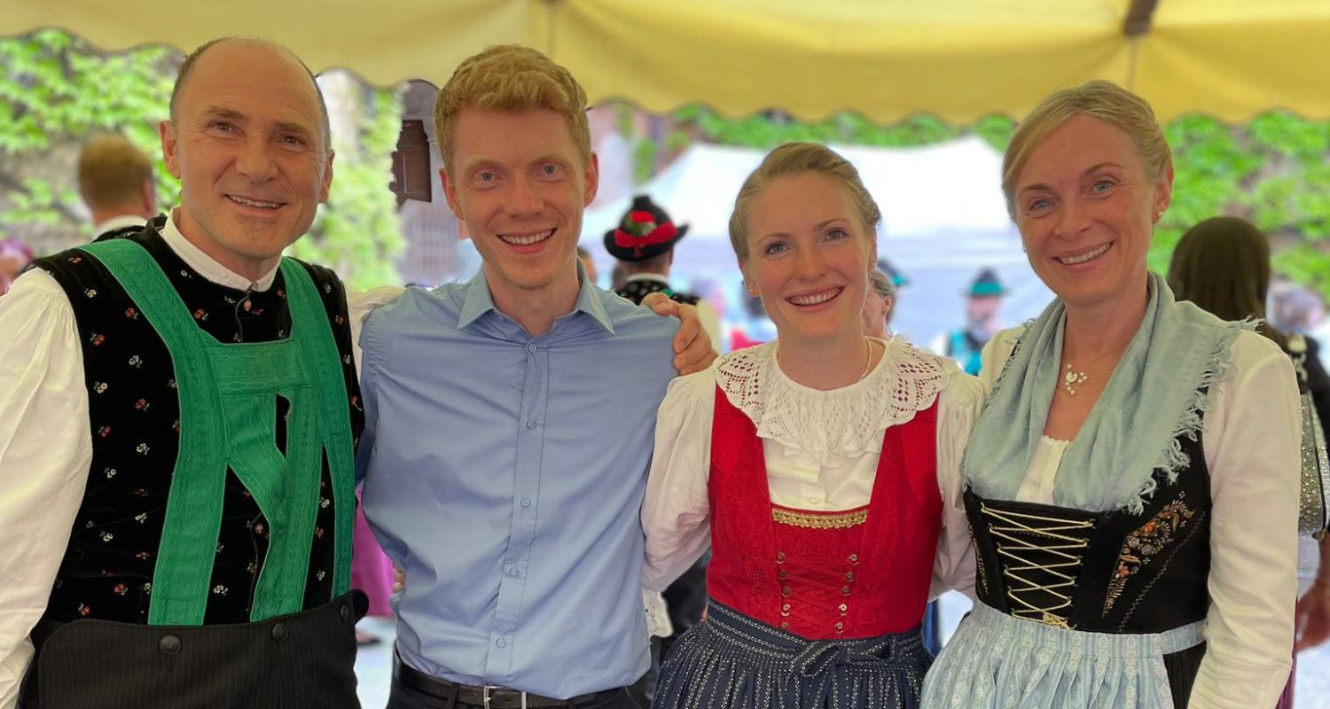 Gastgeberfamilie der Baumann Sog bei Meran 