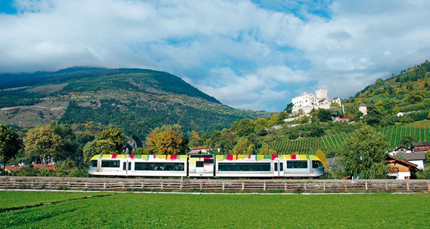 Mit der Vinschgerbahn nach Meran 